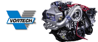 Vortech Logo with Supercharger
