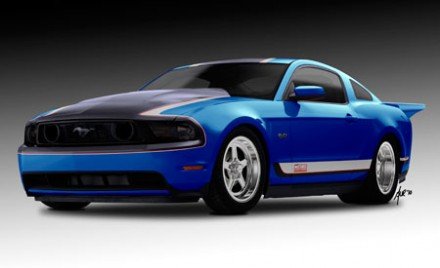 Picture of Ford Mustang GT: Muscle Mustangs and Fast Fords (2010 SEMA)