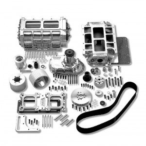 A Weiand 7482P Supercharger Kit